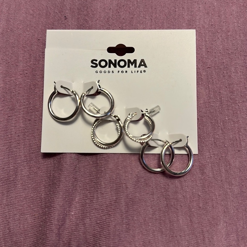 Hoop earrings
